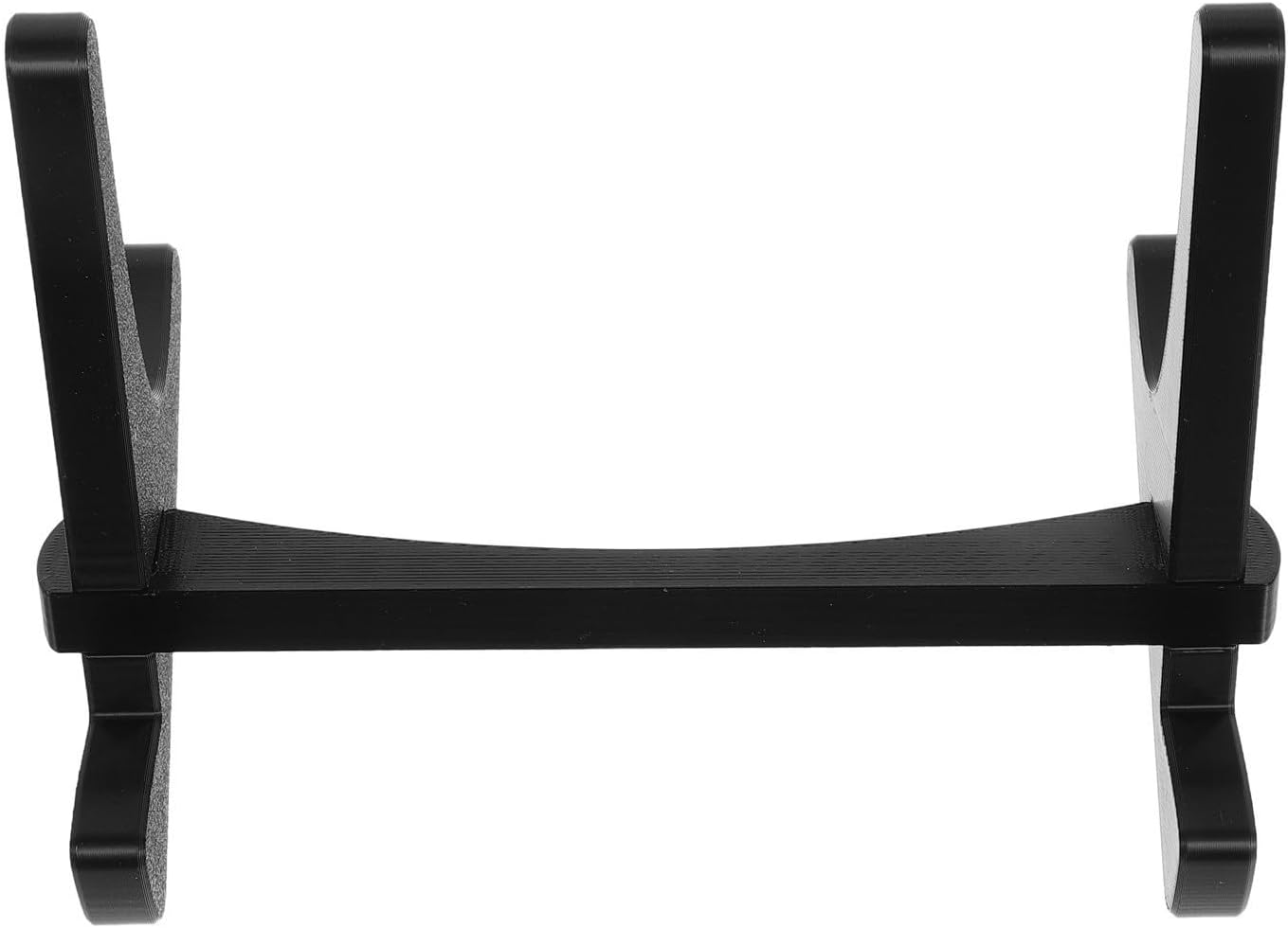 Ergonomic Keyboard Wedge Stand for Mechanical Keyboards, Black Plastic Modular Structure with Stable Support and Easy Assembly, for Workstation Organization and Dormitories