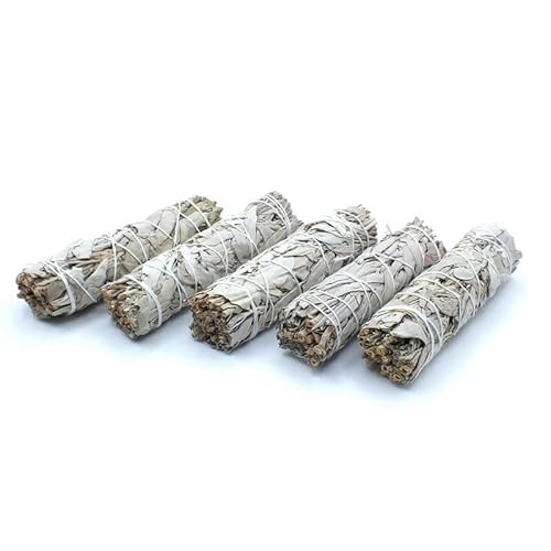Chill French | Weißer Salbei aus Kalifornien | Salvia Apiana 35/40gr | Räucherstäbchen 100% natürlich, ohne Pestizide | weißer Salbei räuchern für Reinigung - L.13 x B.3 cm (5 räucherstäbchen) Cover