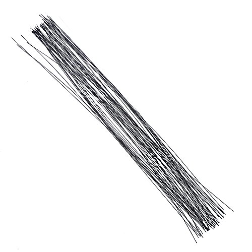 Decora 26 Gauge Black Floral Wire 16 inch,50/Package