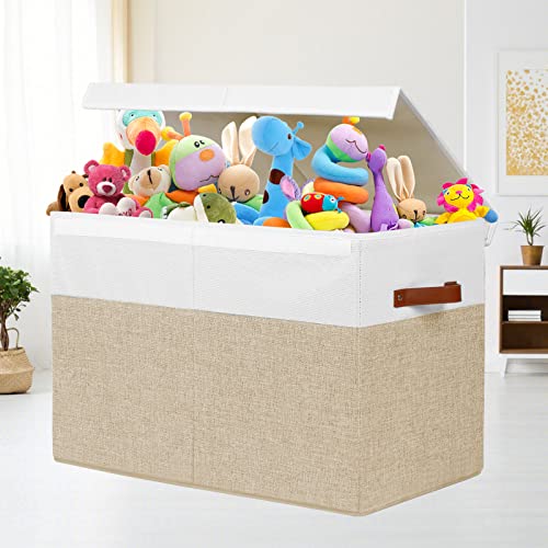 Gowee Large Toy Storage Box With Lid thumb #1