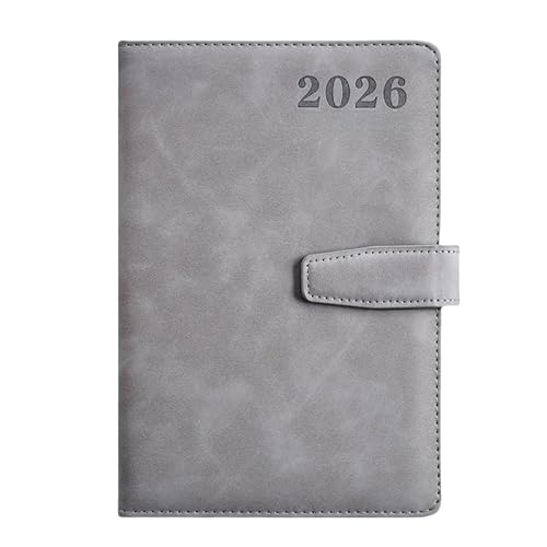 �蒠 2026 1���n�܂�2026�N12���܂� 1��1�y�[�W 365���蒠�E�����y�[�W ���ԊǗ� �X�P�W���[���� �f�C���[�m�[�g �}���X���[�v�����i�[ PU���U�[�J�o�[�t�� A5�T�C�Y�i147×215mm�j�����E�w�K�E�L�^�ɍœK �j�����p (A5 �G���K��