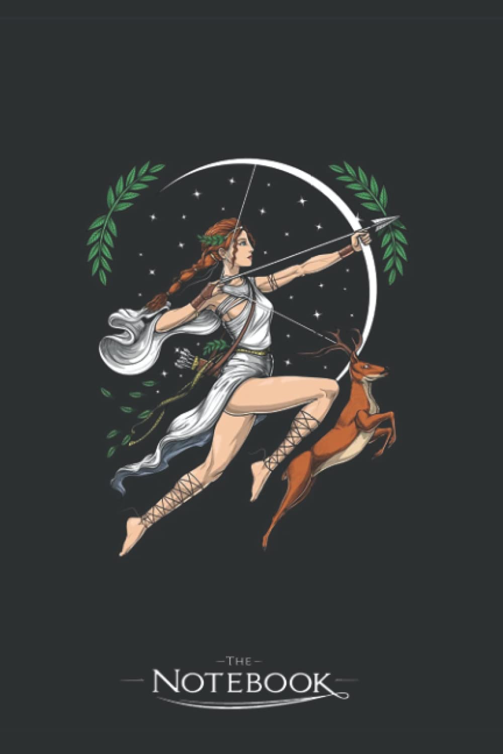 Greek Goddess Artemis Notebook: Amazing Notebook GRATITUDE Notebook / Journal Gift, 120 Pages, 6x9 inches