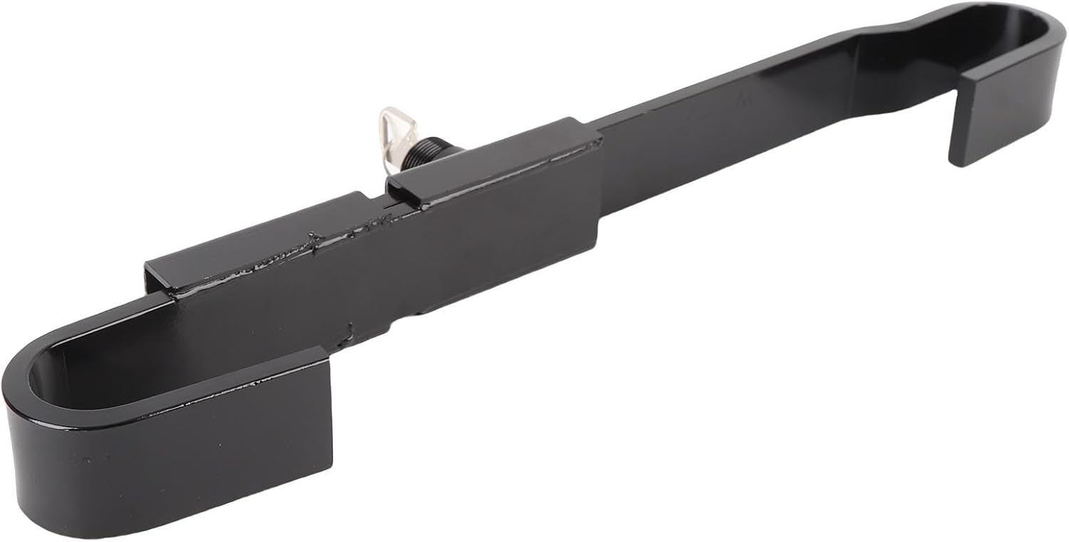 Keenso Shipping Container Lock, Adjustable Steel Cargo Door Lockwith 3 Keys 9-18 Inch Locking Distance Weatherproof for Semi Trailers Trucks Containers