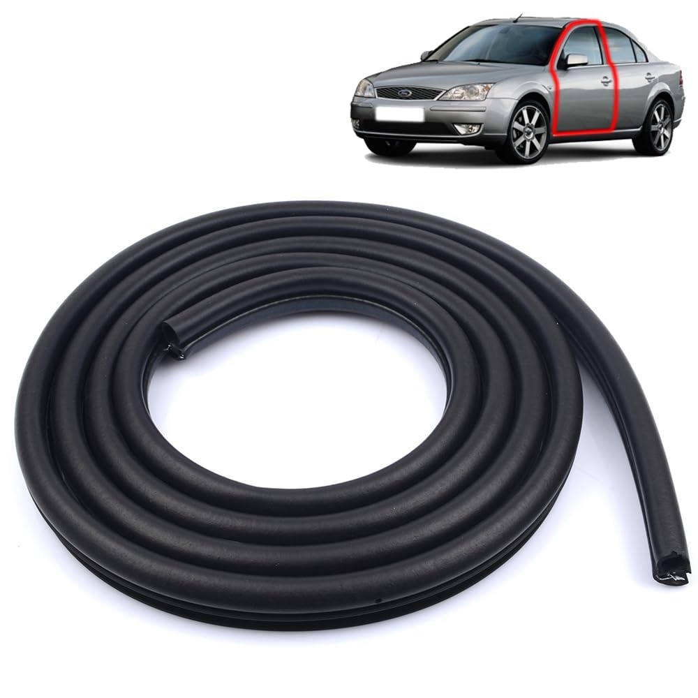 Robust Front Door Weatherstrip Rubber Seal Left and Right for Ford Mondeo III Mk3 1383580 1S71F20708CF 1S71-F20708-CF 2000-2007