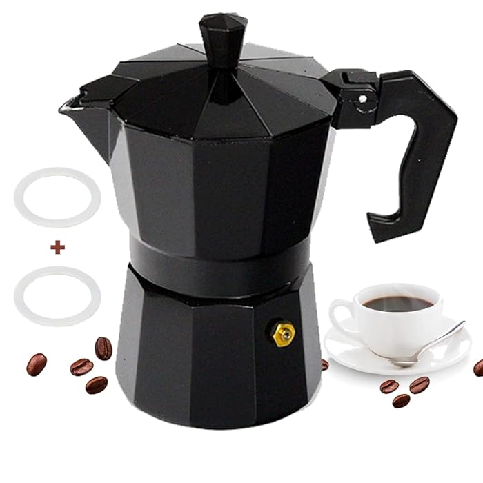Buy Stovetop Espresso Maker, Aluminium Stovetop Coffee Maker Pots, Moka