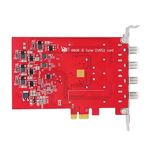 TBS 6909 DVB-S/S2 8 Tuner PCI Express Card for Satellite Live TV/IPTV Server
