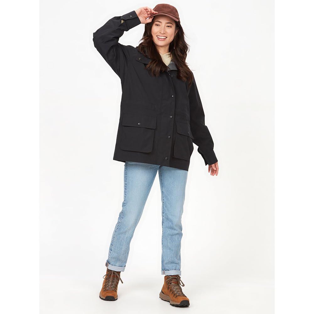 Marmot Damska kurtka przeciwdeszczowa Wm's 78 All Weather Parka, wodoodporna, wiatroszczelna kurtka przeciwdeszczowa, oddychająca, pakowalna wiatrówka, idealna do jazdy na rowerze i wędrówek (1 szt.)