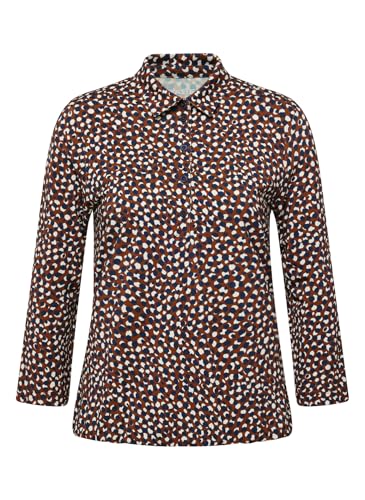 Rabe T-Shirt Gemustert in Braun für Damen