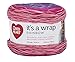 RED HEART E862.9357 Wrap Rainbow Yarn, Parfait