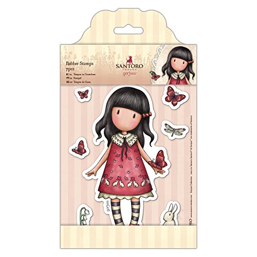 Santoro Gorjuss Bloc de Feuilles, Caoutchouc, Multicoloured, 23.7 x 13.5 x 0.9 cm