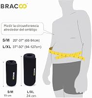 Centură sport de slăbit din neopren BRACOO cu efect de saună pentru bărbați și femei SE22 4