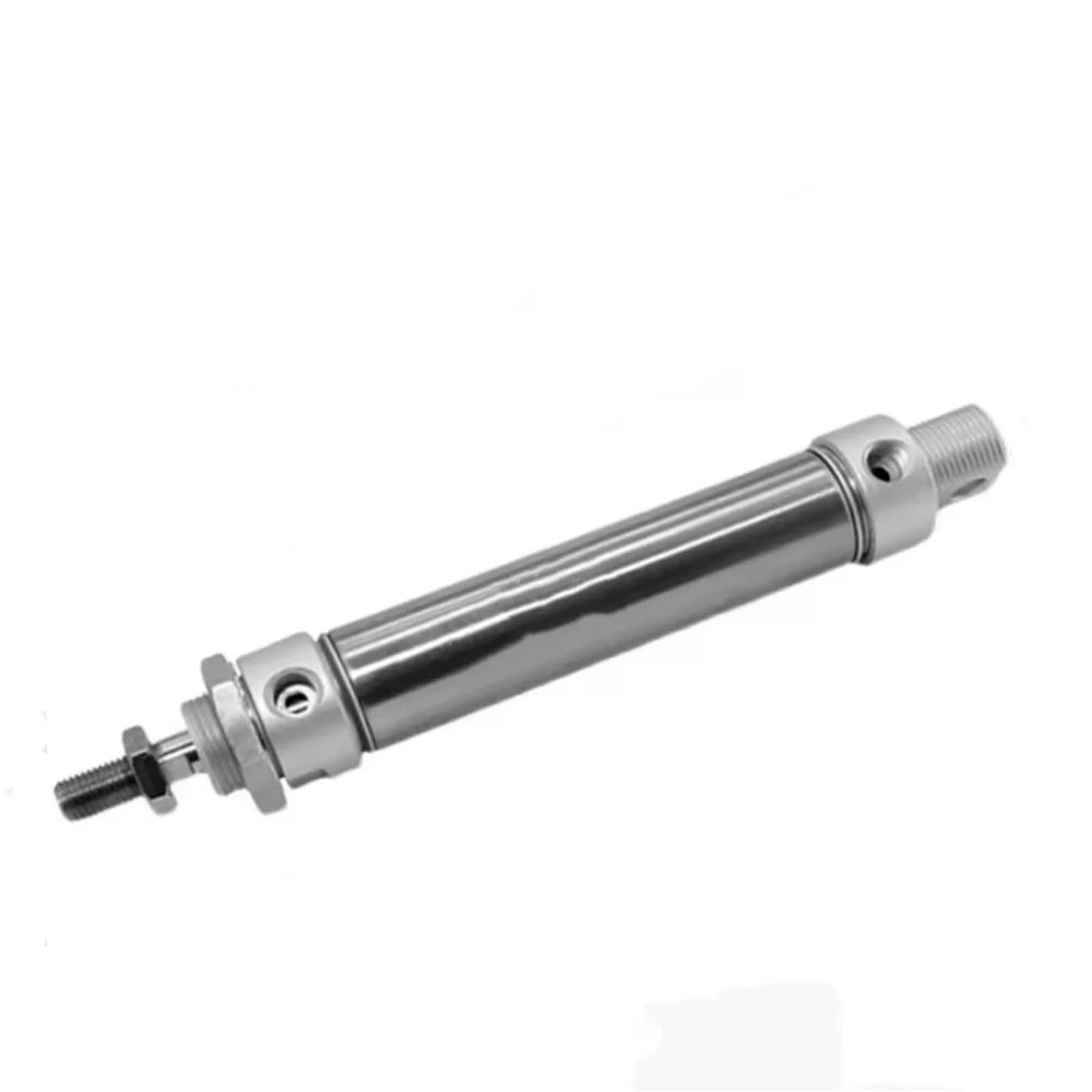 Jwseo Silver 1 Pcs 16Mm Bore 25Mm Stroke Stainless Steel Pneumatic Air Cylinder Ma16x25