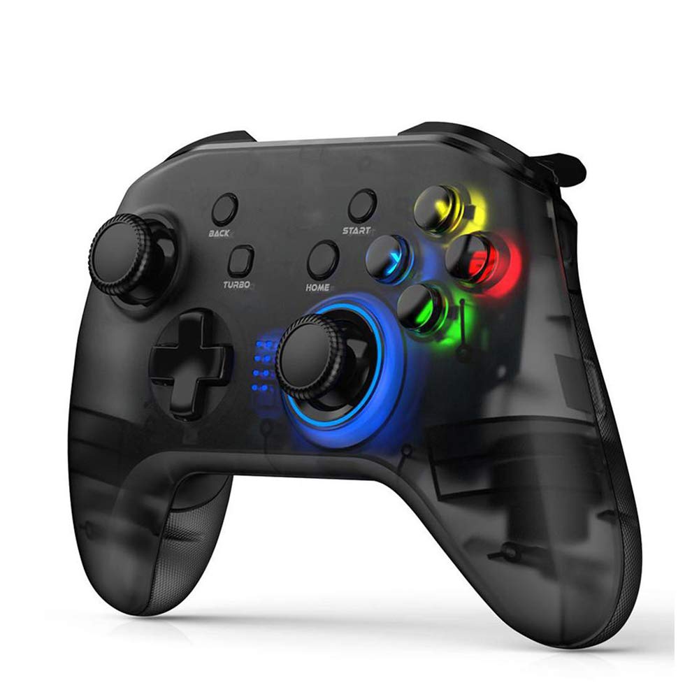 Mobile Game Controller, Wireless Gamepad Controller Switch Controller, Controller with Motion & Dual Vibration Joystick, for Android TV Phone PC PS3