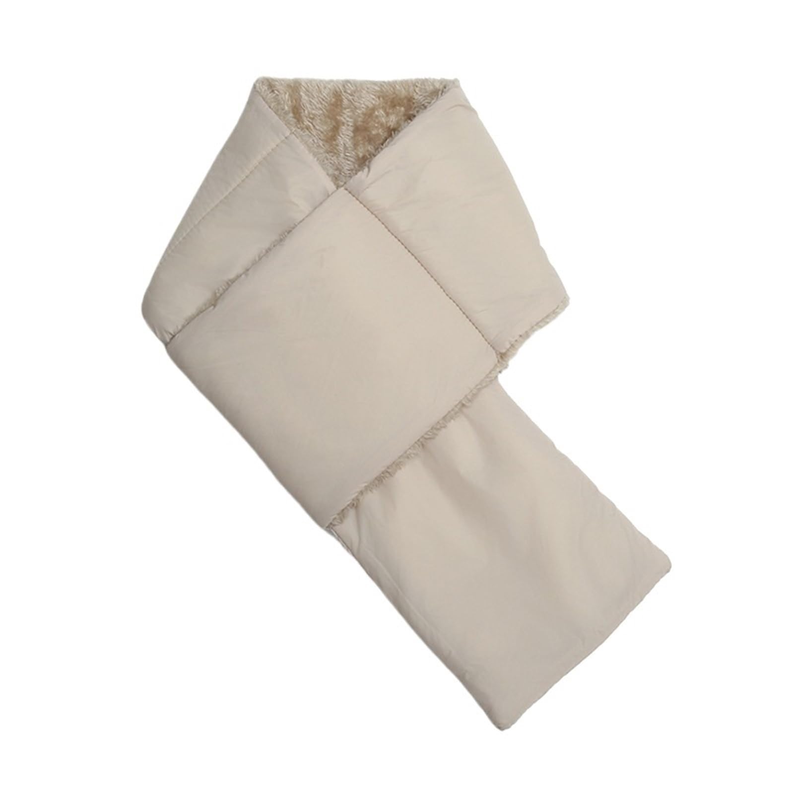 Écharpe chaude d'hiver, 3 pièces, doublure polaire épaisse en peluche, écharpe plumes for femmes et hommes, résistante à l'eau Pour Cyclisme,Ski