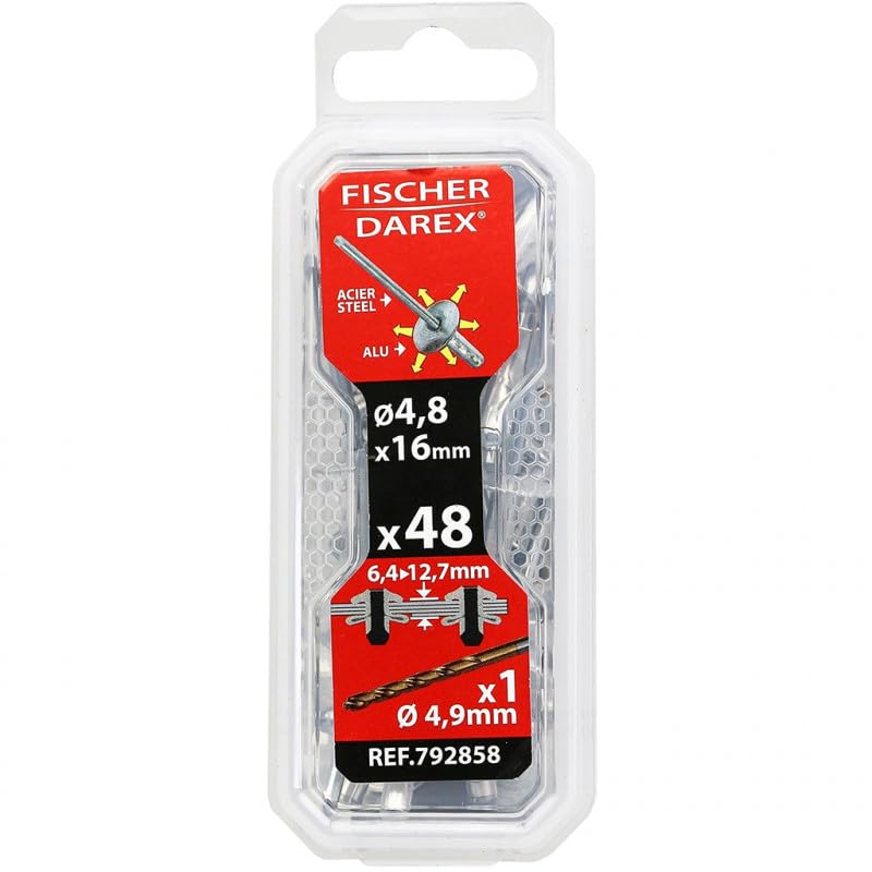 Rivets aveugle 4.8x16 pour assembler sans déformer les matériaux tendus et fins