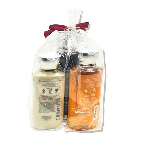 Miniatura 5 de Bath & Body Works Sensual Amber - Paquete de 3 piezas - Paquete de regalo para vacaciones - Gel de ducha de 10 onzas - Bruma de fragancia fina de 8