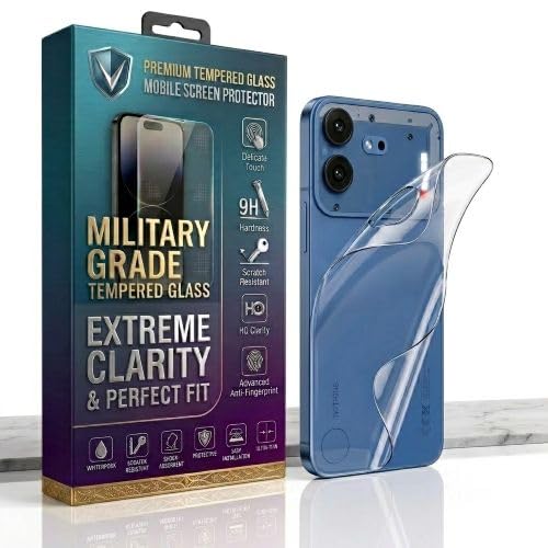 Image of Back Skin Protector Compatible with Nothing Phone 4B, Scratch-Resistant Matte Film, Bubble-Free Adhesive Full Coverage Back Membrane