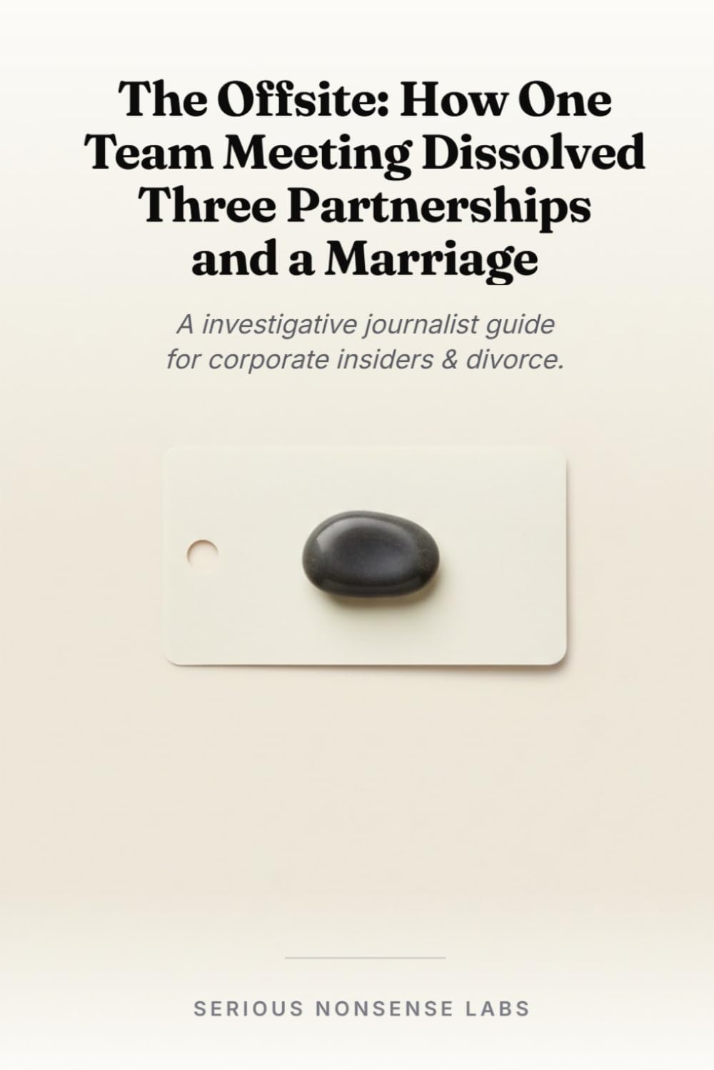 The Offsite: How One Team Meeting Dissolved Three Partnerships and a Marriage: A investigative journalist guide for corporate insiders & divorce.