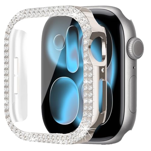 INIAYOH �A�b�v���E�H�b�` �p �J�o�[ �L���L�� 46mm 45mm 44mm 42mm 41mm 40mm(�X�^�[���C�g,46mm �V���[�Y11,10) Apple WATCH�Ƃ̌݊������� �S�ʕی�P�[�X