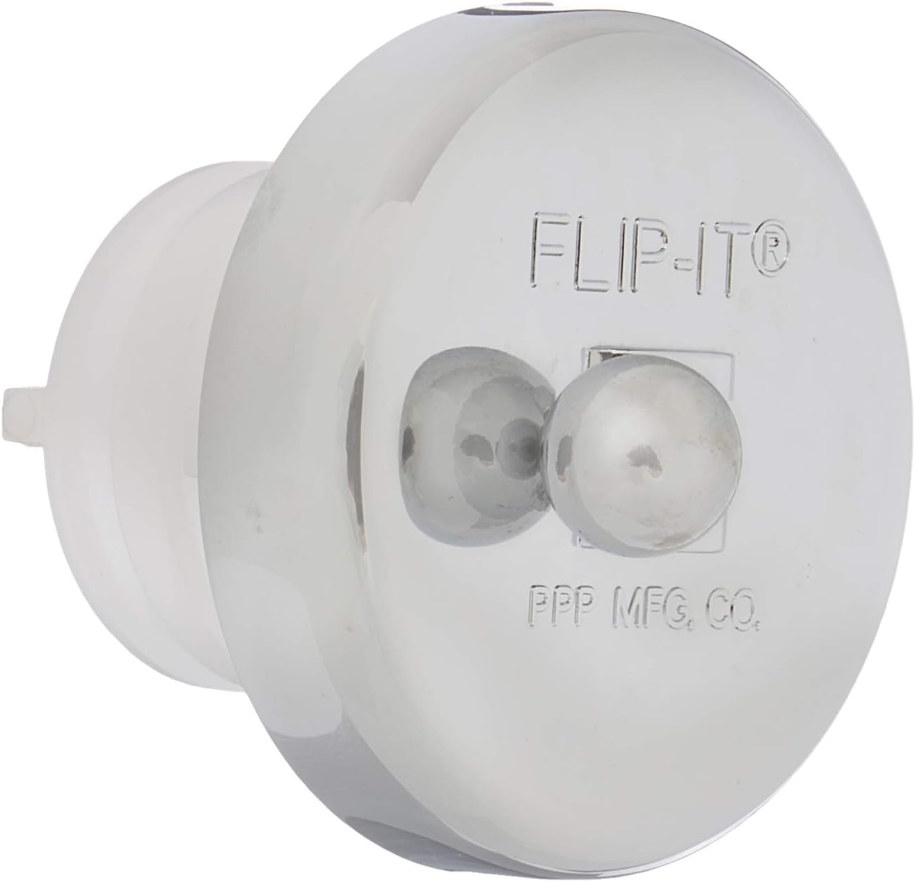 P P P Mfg DF10-100 Flip It Universal Tub Stopper Chrome Lated