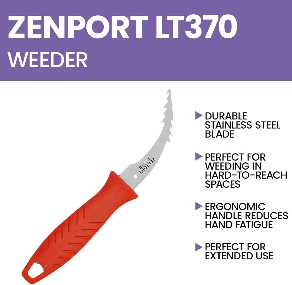 Zenport LT370 Weeder/Crack Weeder, Red - 12 Pack
