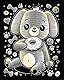 MAMMUT 8261622 - Artfoil, Kratzbild, Tiermotiv, KAWAII Hund, gold, Komplettset mit Kratzbild, Kratzmesser und Anleitung, Scraper, Scratch, glänzend, Kratzset für Kinder ab 8 Jahre