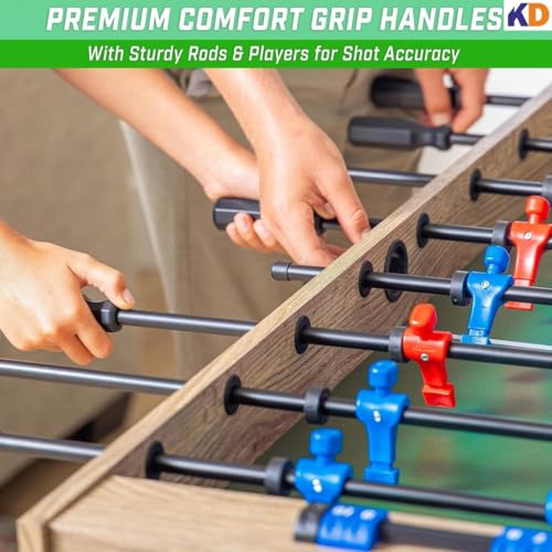 Image of KD Willmax Foosball Table - Professional Foosball Game for Family Fun & Parties