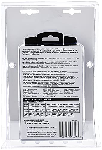 Dewalt Drill Bit Set, Pilot Point, Cobalt Alloy Steel, 29-Piece (Dwa1269) #TOP5