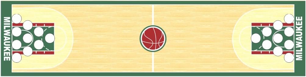 Up To 50% OFF 8-Foot Professional Beer Pong Table w/Optional Cup Holes - Milwaukee Basketball Court Graphic Exclusive Discount 80% Offer 8-Foot Professional Beer Pong Table w/Optional Cup Holes - Milwaukee Basketball Court Graphic