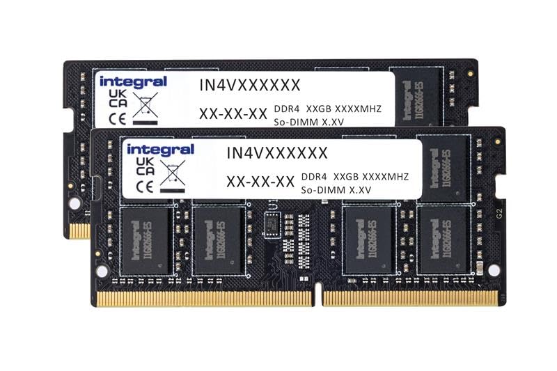 Integral 16GB(2x 8GB) DDR4 RAM 3200MHz SODIMM Laptop Notebook MacBook Arbeitsspeicher-Kit