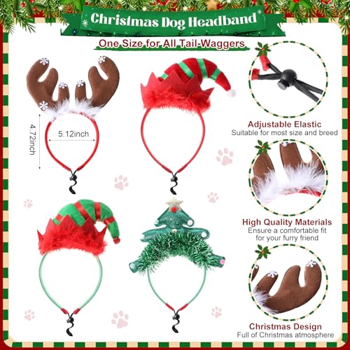 Set 8 Piezas Disfraz Navidad para Perro Talla Mediana miniatura 2