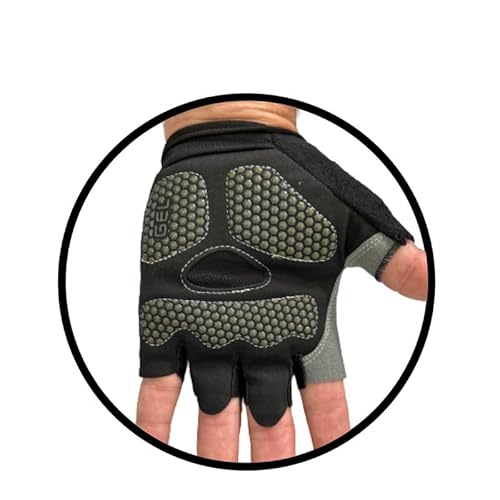 Luva Frio，Luvas de Gel de Meio Dedo para Bicicletas Esportivas, Mountain Bikes