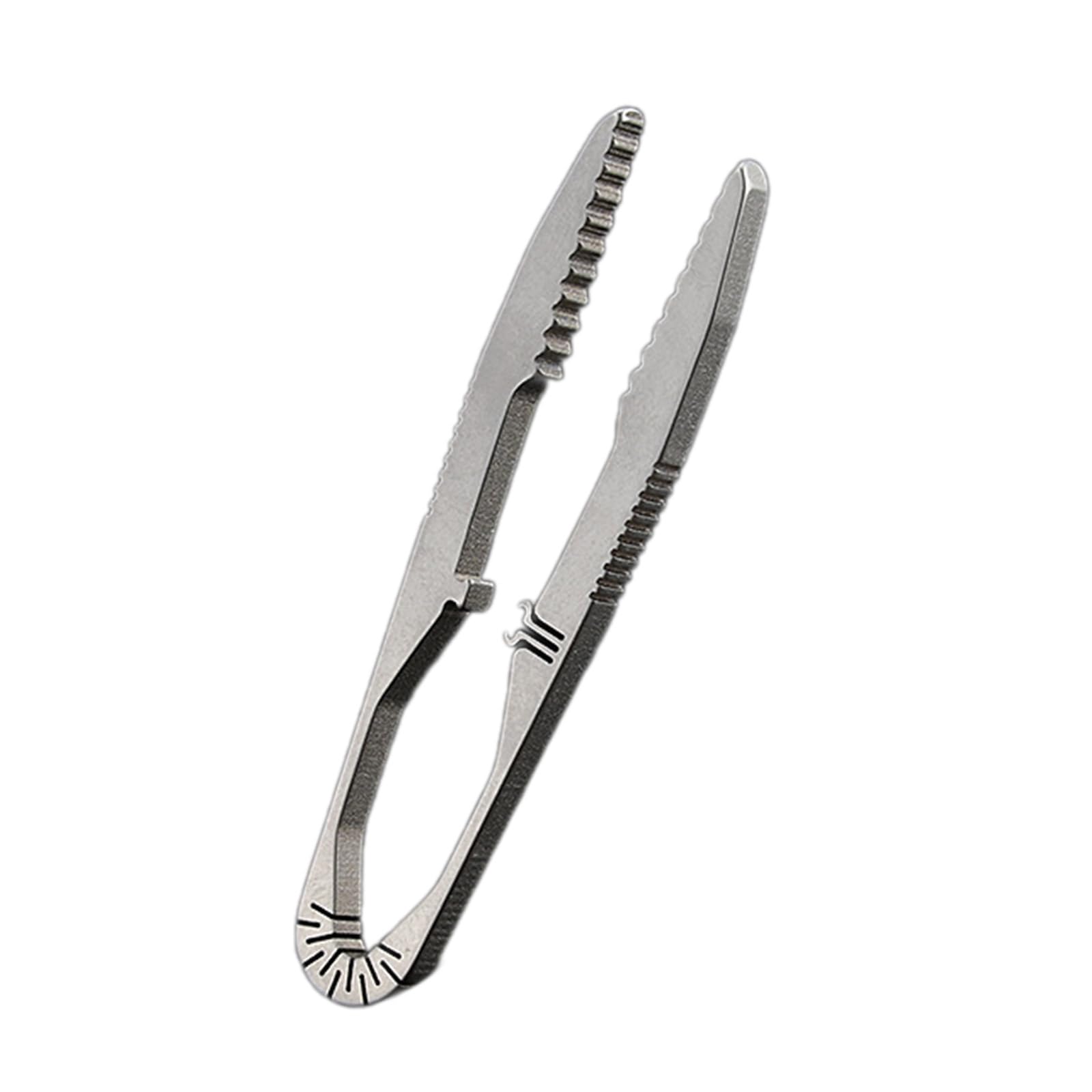 Camping Small Tweezer Alloys Tweezer Outdoor Tool Pocket Maintenance Tool Survival Supplies Easy To Use