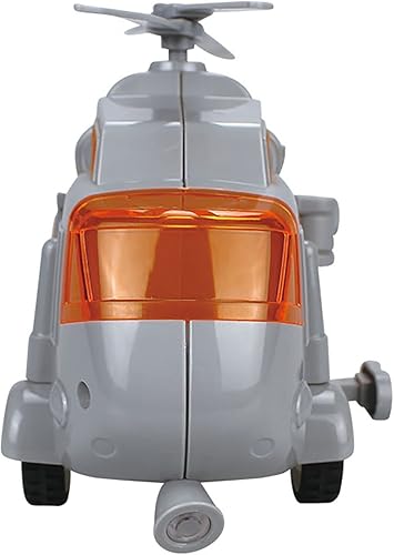 Miniatura 10 de OMGTOY Helicóptero militar, avión de la fuerza aérea de juguete con cesta colgante luces y sonidos para niños (rojo)