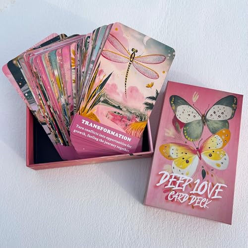 DPEHAKMK Love Oracle Cards, Romantic Relationships Oracle Cards for Beginners, Communication, Trust, Growth, and Healing Oracle Deck - Image 7