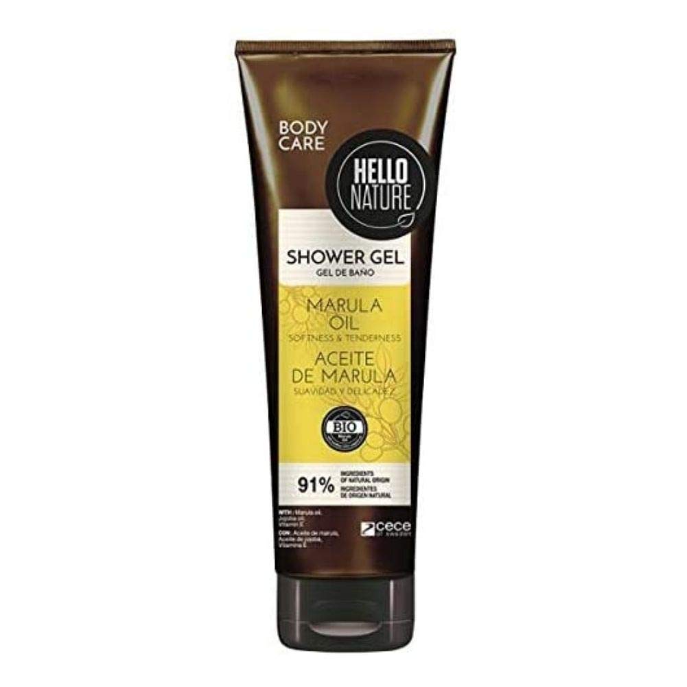 HELLO NATUREMarula Oil Shower Gel | To Moisturizes & Softens The Skin | Give Your Skin A Velvety Touch | 250 Ml