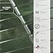 Smart Tiles SMART TILES Peel and Stick Backsplash - 5 Sheets of 11.43'' x 9'' - 3D Adhesive Peel and Stick Tile Backsplash for Kitchen, Bathroom, Wall Tile, Sefrou Green
