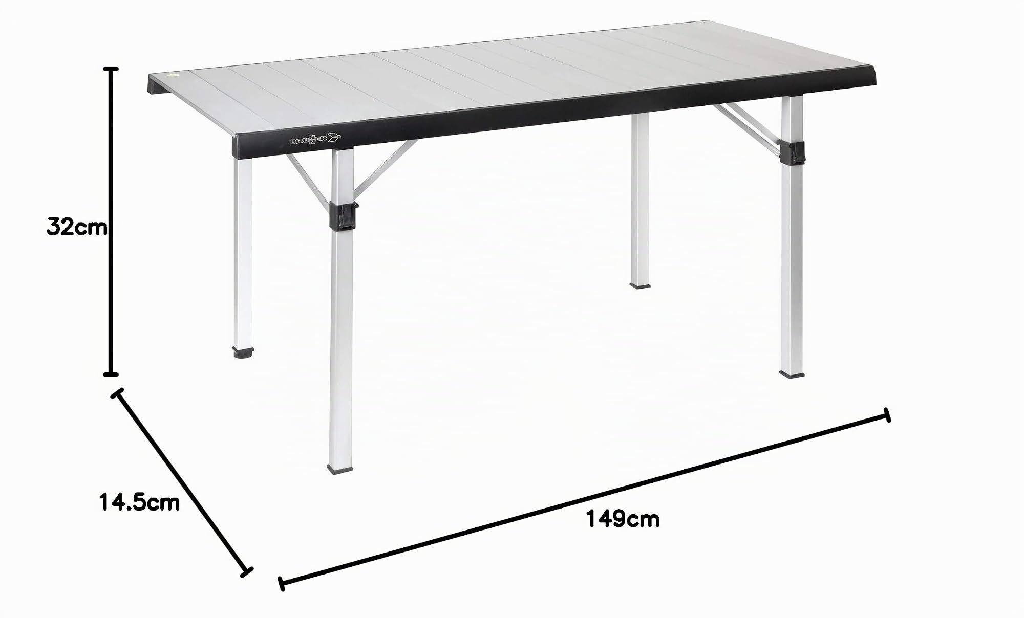BRUNNER Tisch Titanium Quadra 6 NG