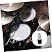 VICASKY 3pcs Jazz Drum Clutch -hat Post Design Easy to Install for Standard Drum and Replacement Accessories