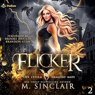 Flicker Audiolibro Por M. Sinclair arte de portada