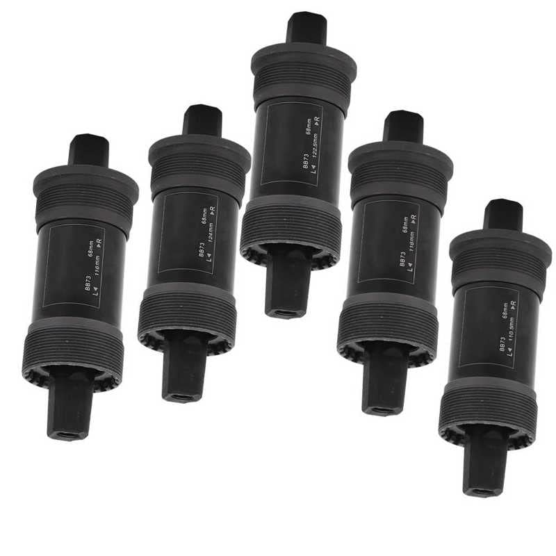Boîtier De Pédalier Vélo Axe Carré - Kit 68 X 103 Mm - Filetage Conique - 2 Roulements - Pour Montage Et Entretien