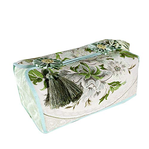 YIFEI2013-SHOP Caja Pañuelos Caja de pañuelos Caja de pañuelos casera casa Linda servilleta Caja del Coche Caja de pañuelos de Tela Creativa Juego de Toallas de Papel Dispensador Pañuelos