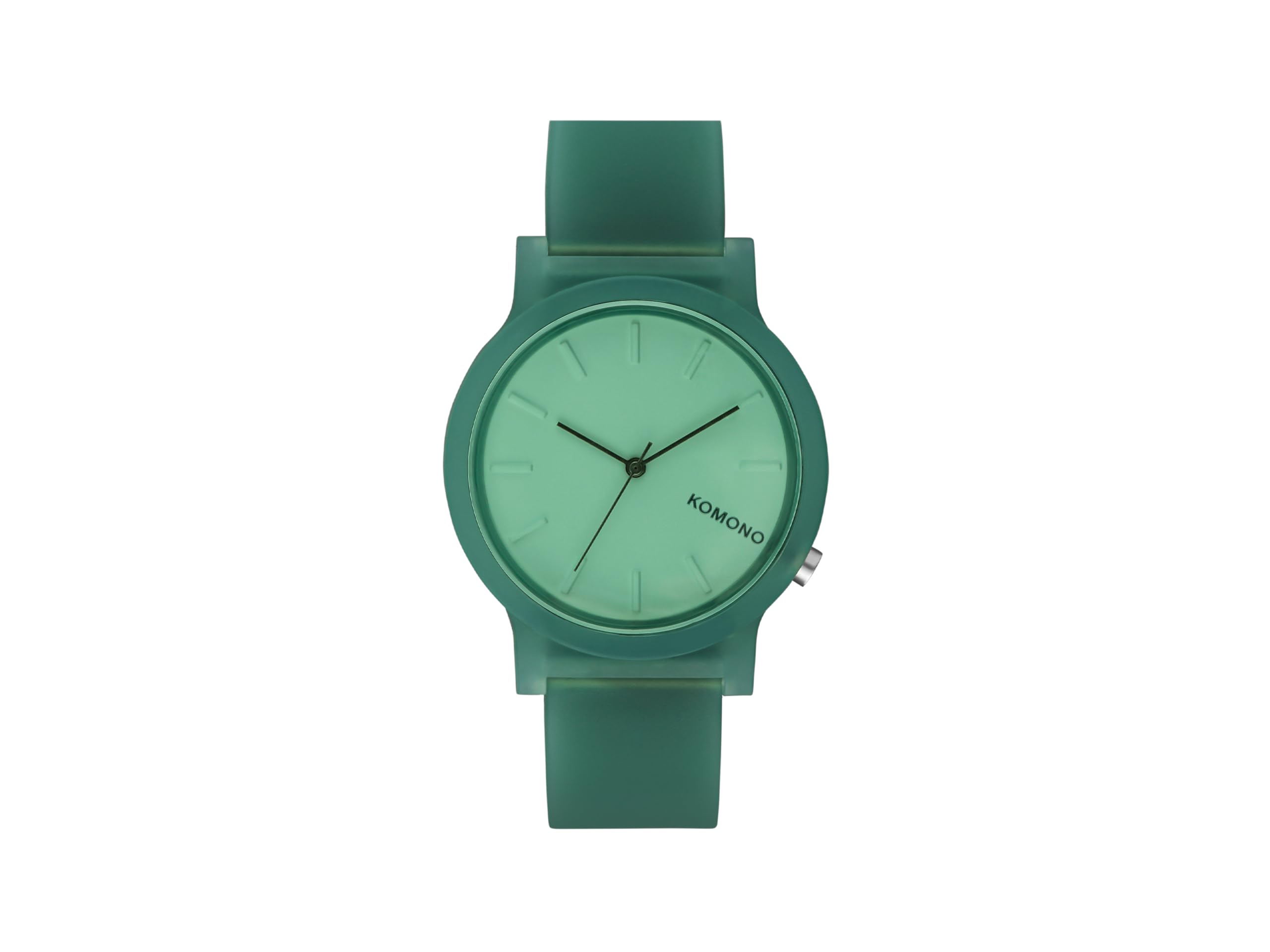 KOMONO Mono Glow Damen Automatikuhr mit Silikonarmband