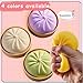 Dumpling Squishy Toy with Mini Steamer, Stress Relief Fidget Toy for Kids Adults, Realistic Steamed Buns Slow Rising Sensory Toy, Upgraded Series 3 Collection Mystery Squishy Dumpling Toy (Green)