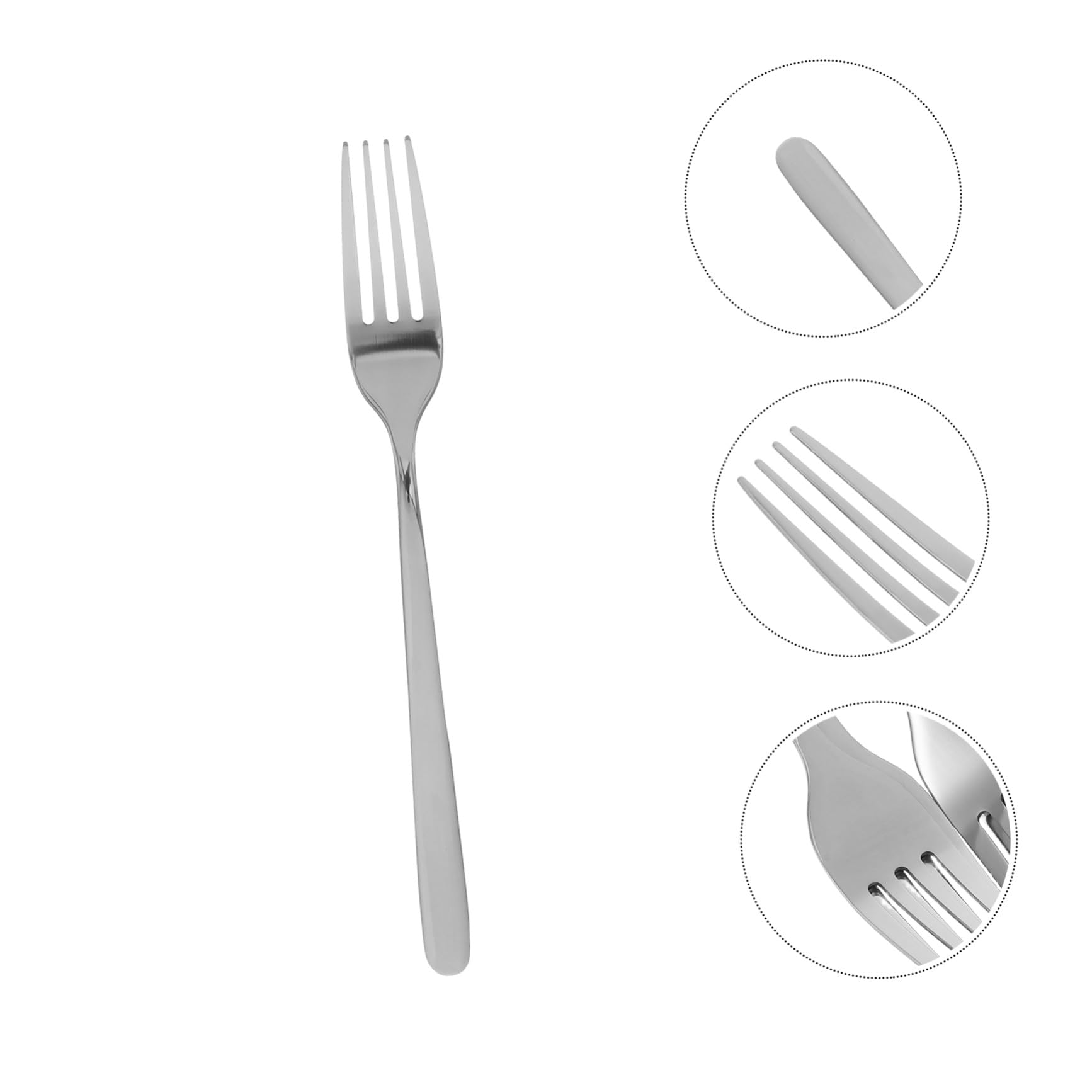 POPETPOP 12 pezzi Forchette da Tavola in Acciaio Inossidabile Resistente e Lavabile in Lavastoviglie Forchette per Insalata Bistecca e Dessert Design Elegante per Casa Ristorante e Hotel
