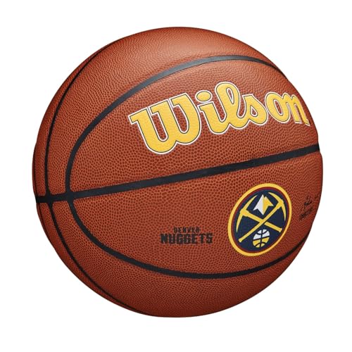 Wilson NBA TEAM TRIBUTE BSKT DEN NUGGETS, 7 (WTB1300IDDEN)
