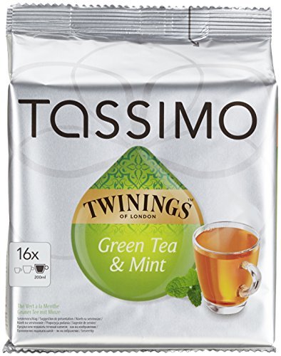 Tassimo 2 x Twinings zielona herbata z miętą, opakowanie 5 szt. (5 x 16 porcji)