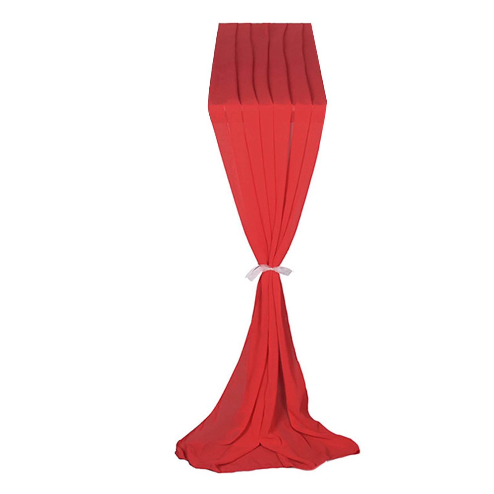 Buxuaaaa Red Cheesecloth Table Runner Long Tulle Table Runner For Wedding Party Decors For Banquets Wedding Bridal Decors Cheesecloth
