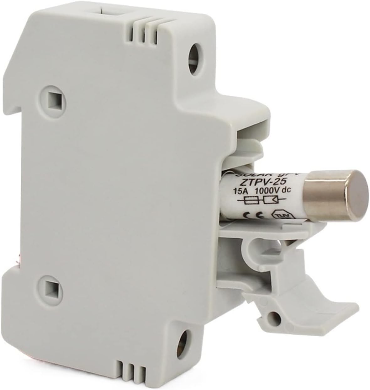 1 Set 1000V Solar PV Fuse Holder with Fuse 1A to 30A 1000V DC Fusible 10x38 GPV (Size : 15A)