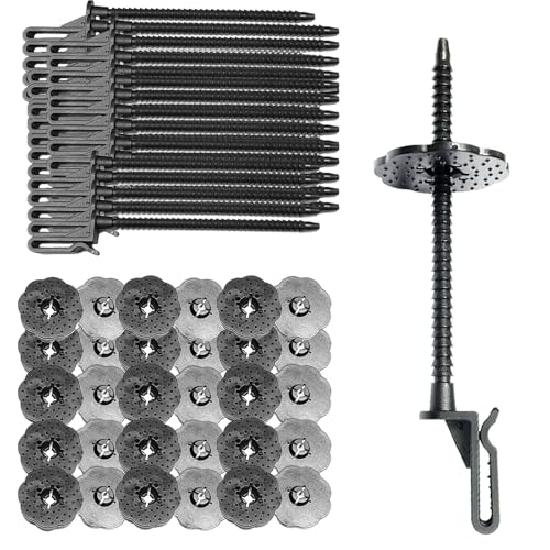 Image of Tshiwort Nylon Solar Panel Guard Clips, 30pcs Bird Guard Fastener Clips, Critter Guard Fasteners, Nylon Fastener Clips, Solar Panel Hooks for Squirrel Proof Pigeon Bird Fence